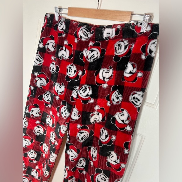 DISNEY Mickey Mouse Christmas Pajama Pants Women’s XL Sleep Joggers Lounge PJ’s - Picture 1 of 5